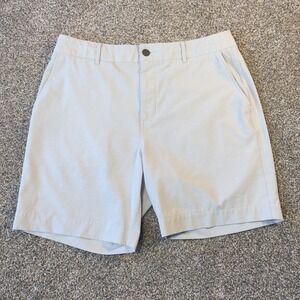 Faherty Shorts Mens 32 Gray All Day Chino Drawstring Performance Casual Golf